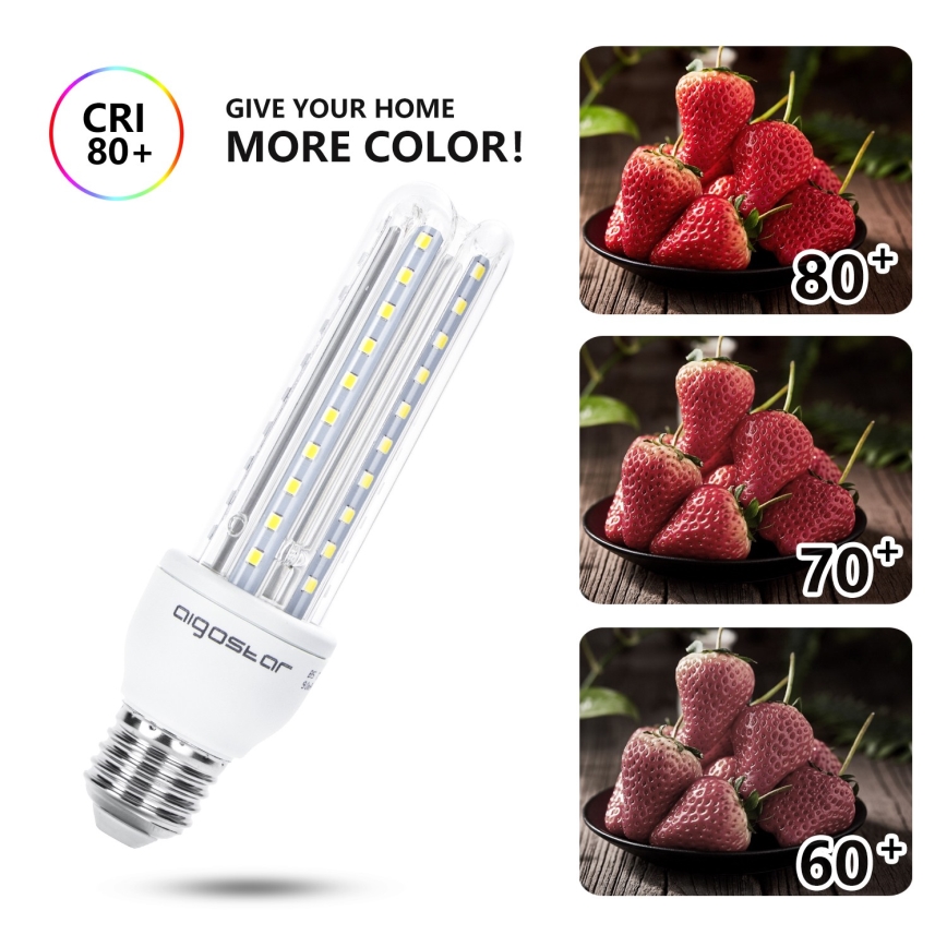 Bombilla LED E27/12W/230V 6500K - Aigostar