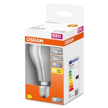 Bombilla LED E27/17W/230V 2700K - Osram