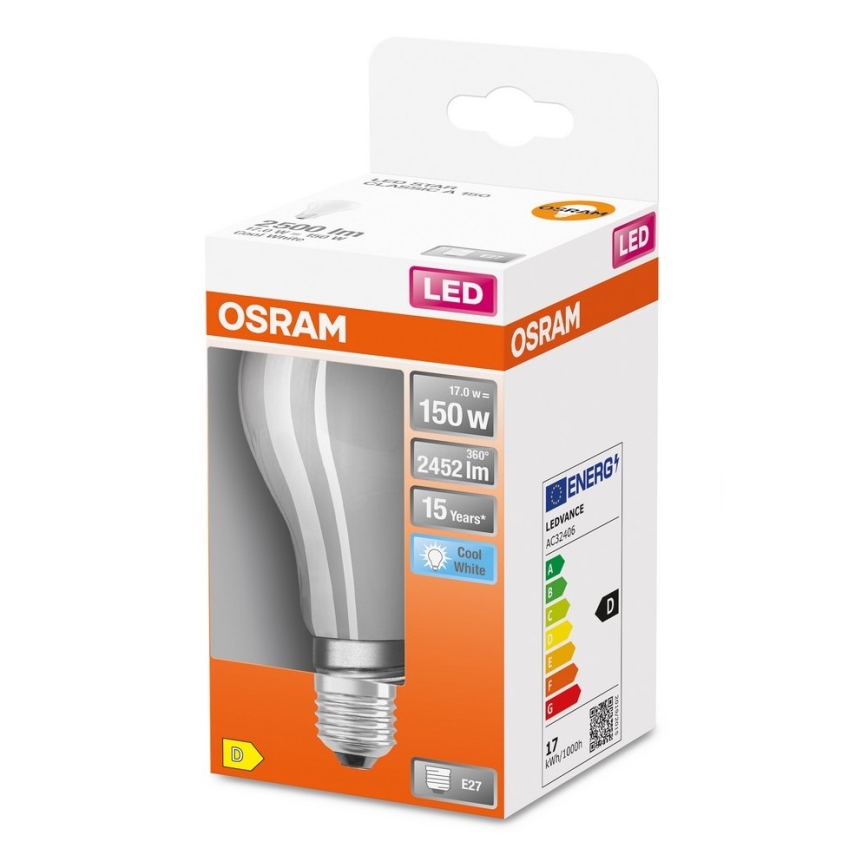 Bombilla LED E27/17W/230V 4000K - Osram