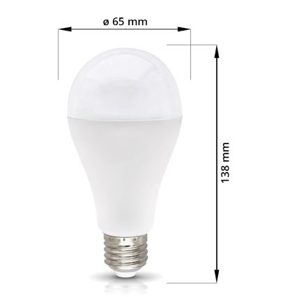 Bombilla LED E27/18W/230V 4000K