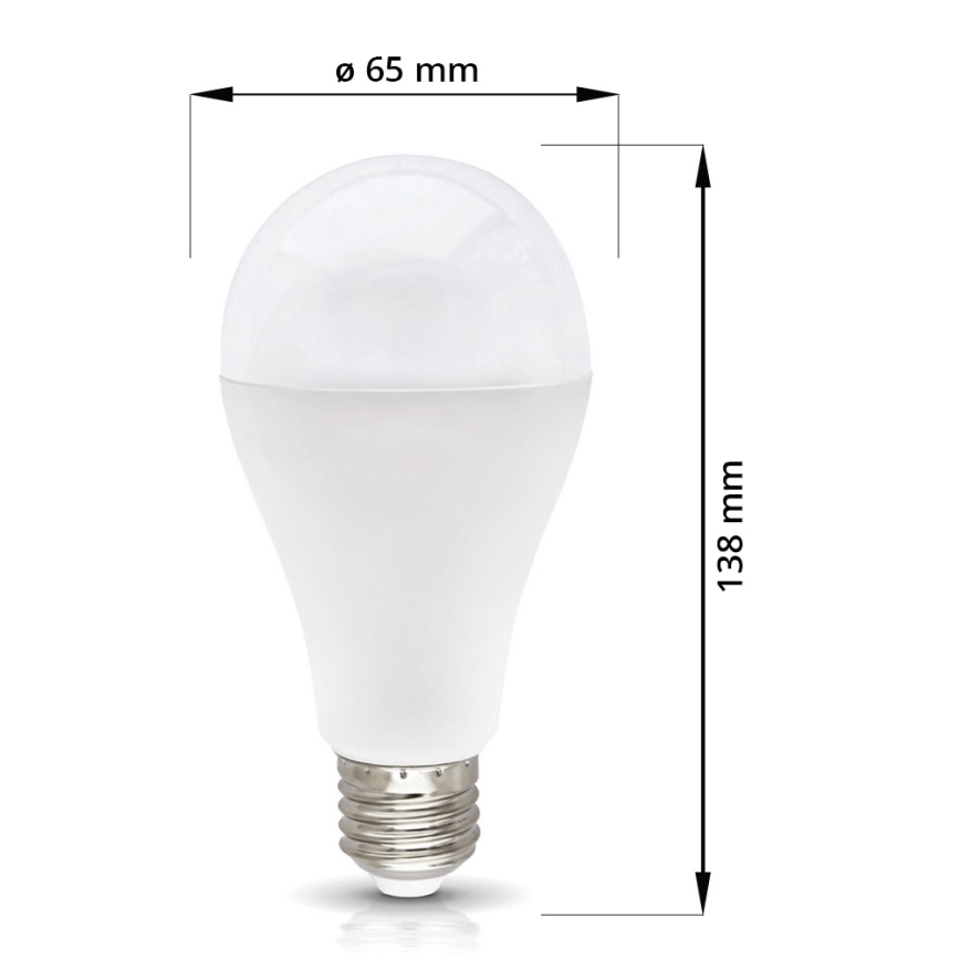 Bombilla LED E27/18W/230V 4000K