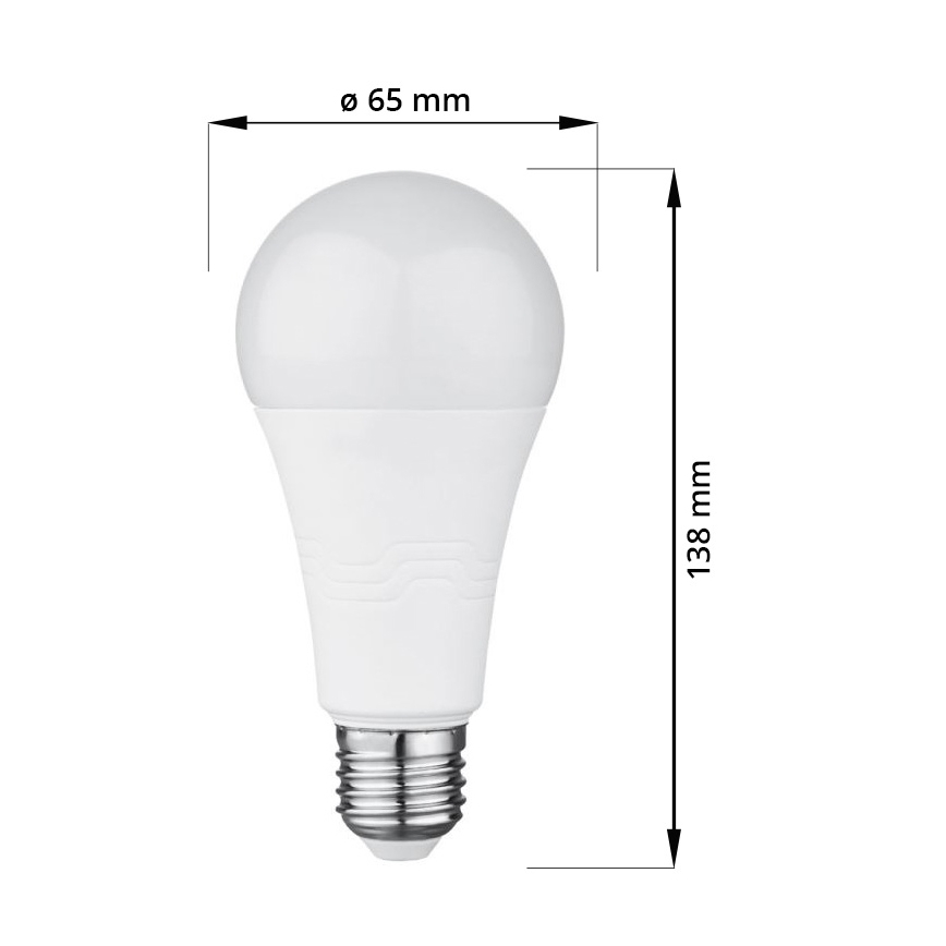Bombilla LED E27/18W/230V 6000K 2000 lm