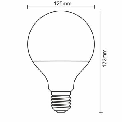 Bombilla LED E27/20W/165-265V 3000K