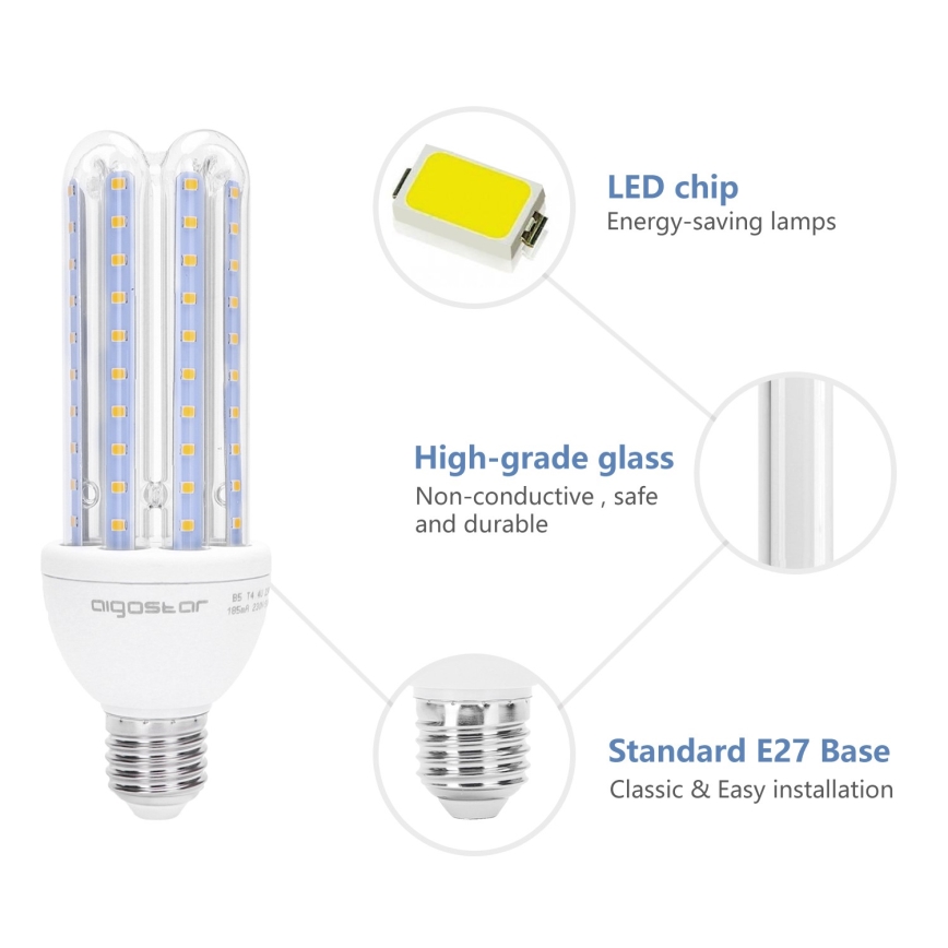 Bombilla LED E27/23W/230V 3000K - Aigostar