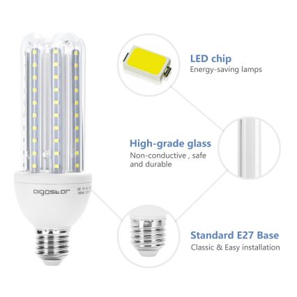 Bombilla LED E27/23W/230V 6500K - Aigostar