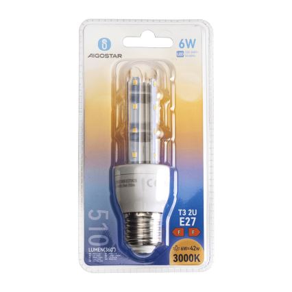 Bombilla LED E27/6W/230V 3000K - Aigostar