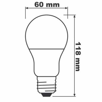 Bombilla LED ECO E27/13W/230V 2700K 1521lm