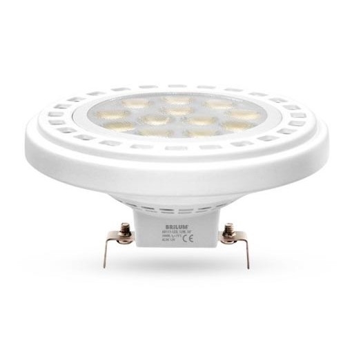 Bombilla LED ECOLINE AR111 G53/12W/12V 4000K 30° blanco - Brilagi