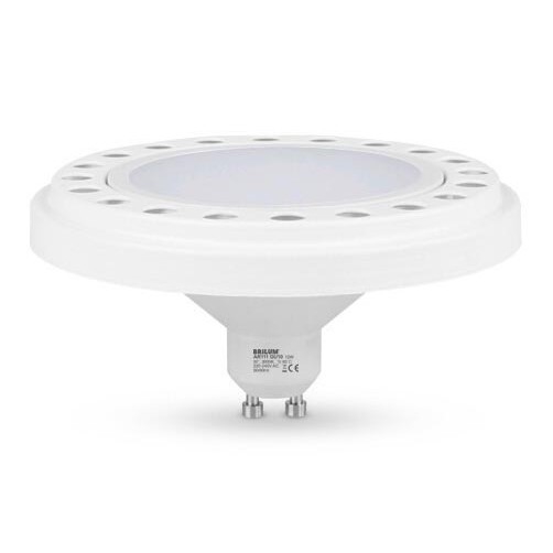 Bombilla LED ECOLINE AR111 GU10/12W/230V 3000K 120° blanco - Brilagi