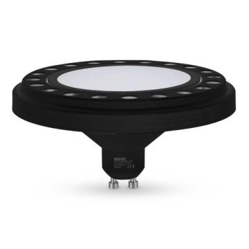 Bombilla LED ECOLINE AR111 GU10/12W/230V 4000K 120° negro - Brilagi