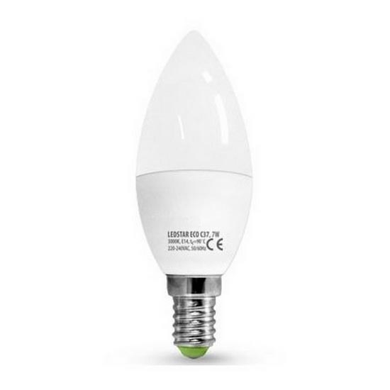 Bombilla LED ECOLINE C37 E14/7W/230V 3000K -  Brilagi