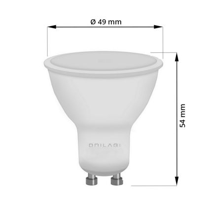 Bombilla LED ECOLINE GU10/7W/230V 4000K - Brilagi