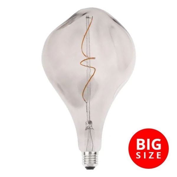 Bombilla LED FILAMENT BUMPED SMOKE ET160 E27/4W/230V 2000K