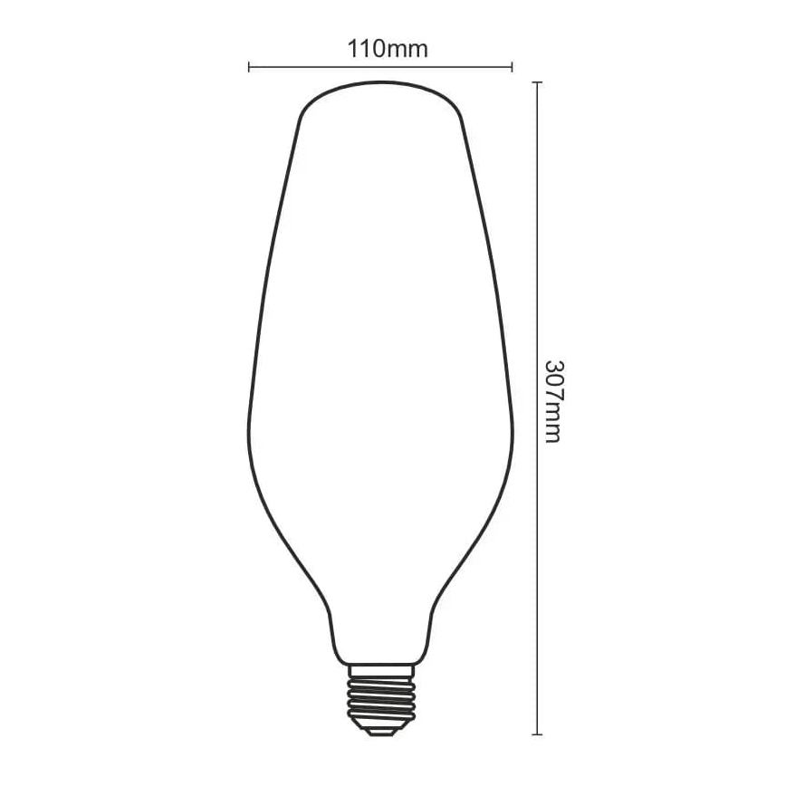 Bombilla LED FILAMENT BUMPED VINTAGE BT110 E27/4W/230V 2000K