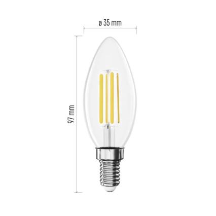 Bombilla LED FILAMENT E14/3,8W/230V 2700K
