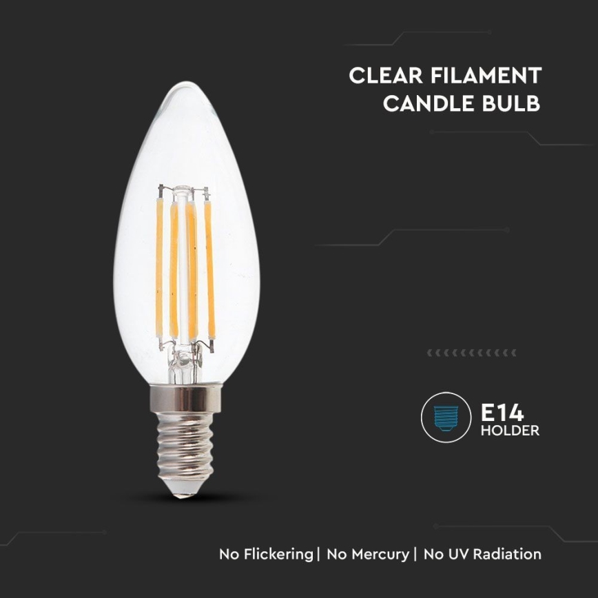 Bombilla LED FILAMENT E14/4W/230V 3000K