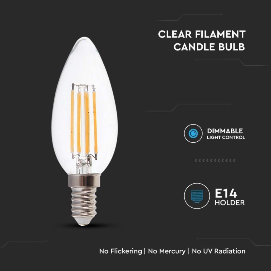 Bombilla LED FILAMENT E14/5,5W/230V 4000K