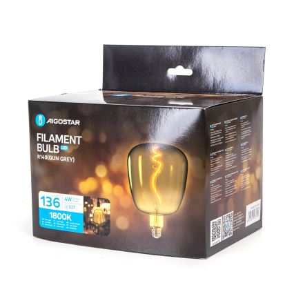 Bombilla LED FILAMENT E27/4W/230V 1800K - Aigostar