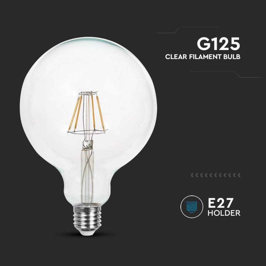 Bombilla LED FILAMENT G125 E27/10W/230V 4000K