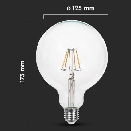 Bombilla LED FILAMENT G125 E27/10W/230V 4000K