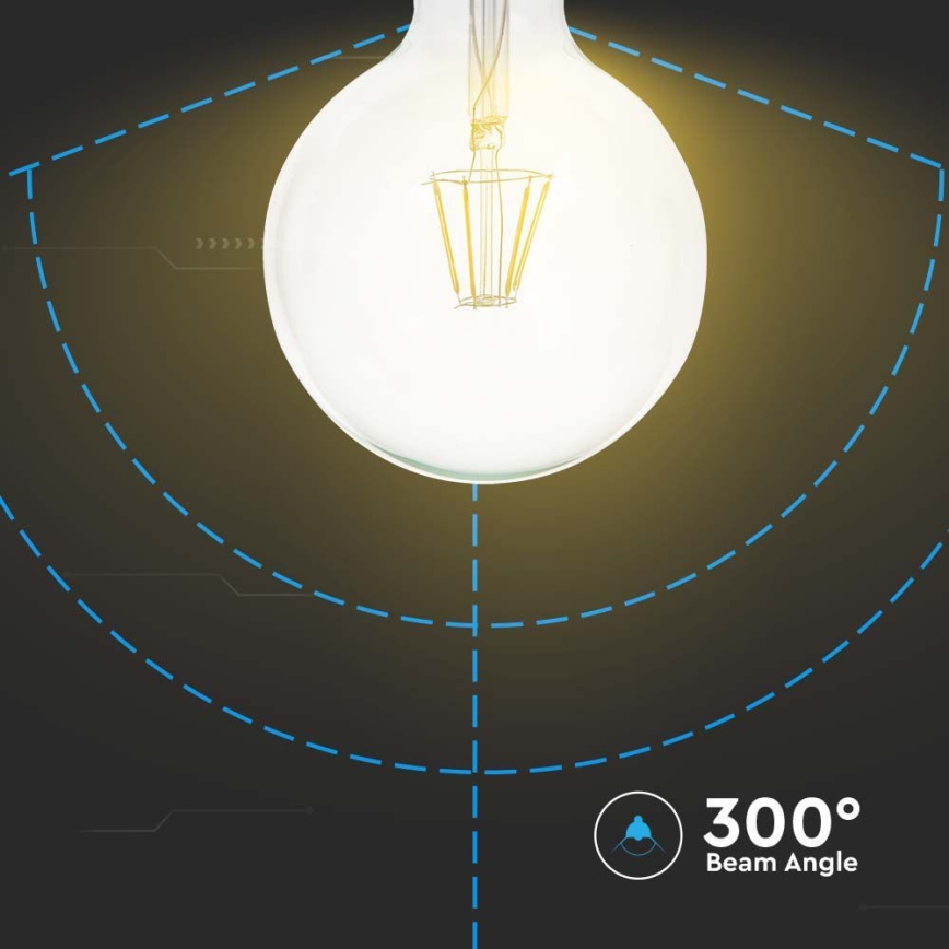Bombilla LED FILAMENT G125 E27/10W/230V 6400K