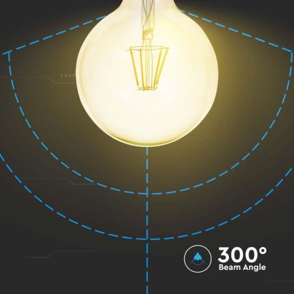 Bombilla LED FILAMENT G125 E27/12W/230V 2200K