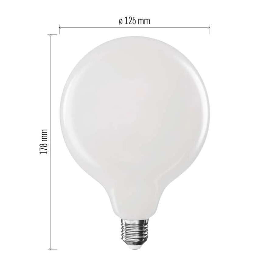 Bombilla LED FILAMENT G125 E27/18W/230V 2700K