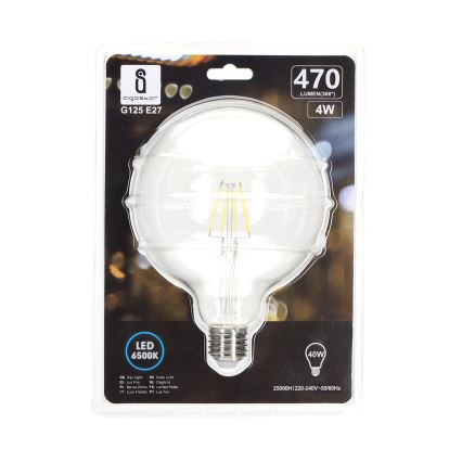 Bombilla LED FILAMENT G125 E27/4W/230V 6500K - Aigostar