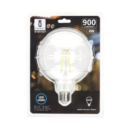 Bombilla LED FILAMENT G125 E27/8W/230V 6500K - Aigostar