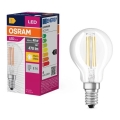 Bombilla LED FILAMENT P40 E14/4W/230V 2700K - Osram