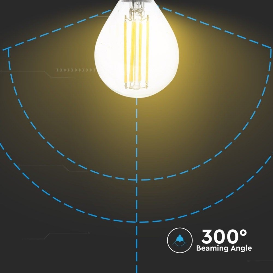 Bombilla LED FILAMENT P45 E14/6W/230V 2700K