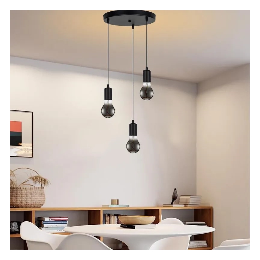 Bombilla LED FILAMENT SHAPE A60 E27/4W/230V 1800K Ahumado
