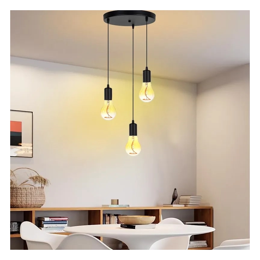 Bombilla LED FILAMENT SHAPE A60 E27/4W/230V 1800K amarillo