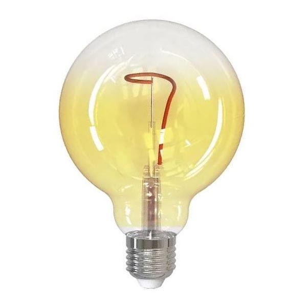 Bombilla LED FILAMENT SHAPE G95 E27/4W/230V 1800K amarillo