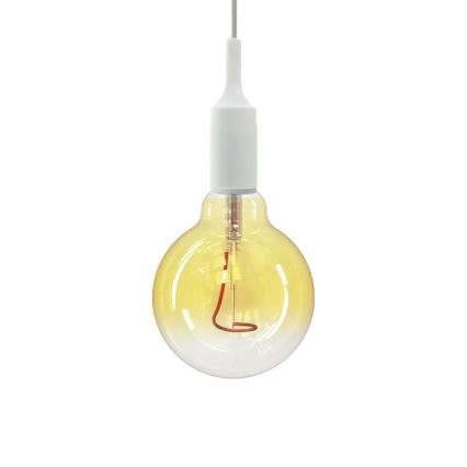 Bombilla LED FILAMENT SHAPE G95 E27/4W/230V 1800K amarillo