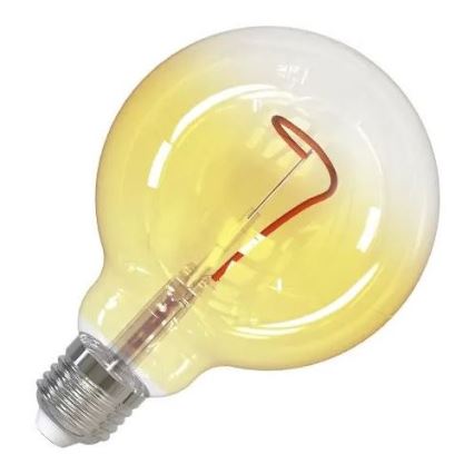 Bombilla LED FILAMENT SHAPE G95 E27/4W/230V 1800K amarillo