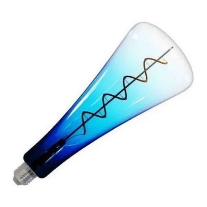 Bombilla LED FILAMENT SHAPE T110 E27/5W/230V 1800K azul