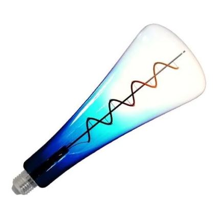 Bombilla LED FILAMENT SHAPE T110 E27/5W/230V 1800K azul