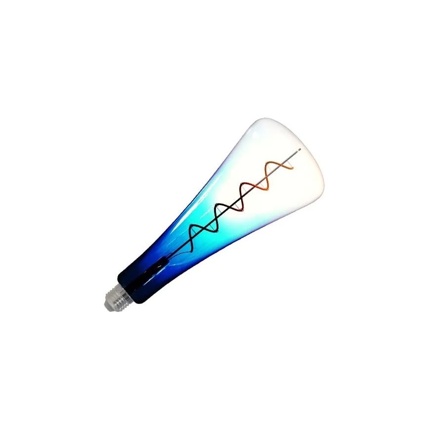Bombilla LED FILAMENT SHAPE T110 E27/5W/230V 1800K azul