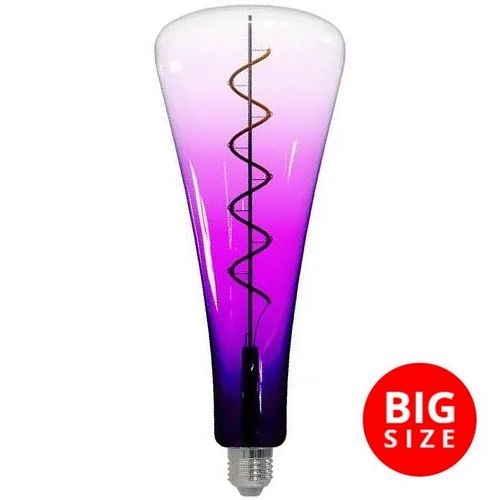 Bombilla LED FILAMENT SHAPE T110 E27/5W/230V 1800K morada