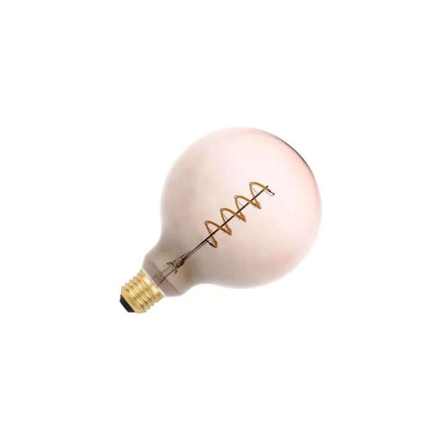 Bombilla LED FILAMENT SPIRAL G125 E27/4W/230V 2000K gris/rosa