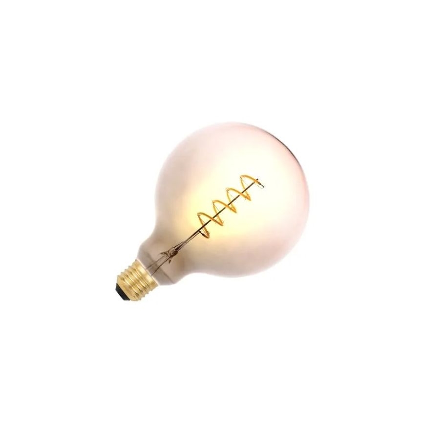 Bombilla LED FILAMENT SPIRAL G125 E27/4W/230V 2000K gris/rosa