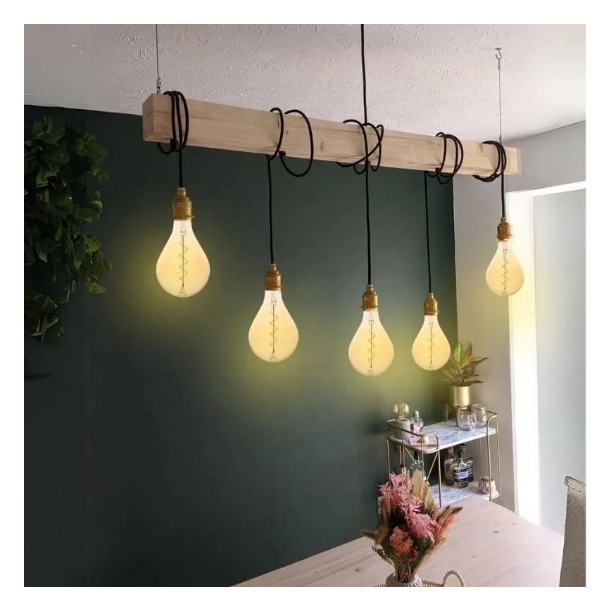 Bombilla LED FILAMENT SPIRAL VINTAGE A165 E27/4W/230V 2000K
