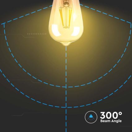 Bombilla LED FILAMENT ST64 E27/4W/230V 2200K