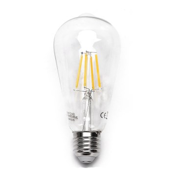 Bombilla LED FILAMENT ST64 E27/6W/230V 2700K - Aigostar