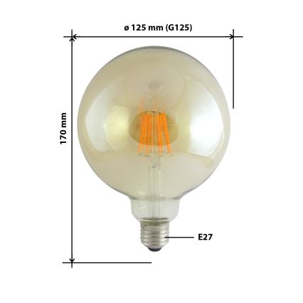 Bombilla LED FILAMENT VINTAGE E27/10W/230V 2000K