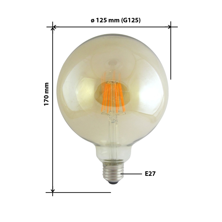 Bombilla LED FILAMENT VINTAGE E27/10W/230V 2000K