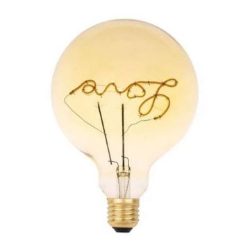 Bombilla LED FILAMENT VINTAGE LOVE G125 E27/2W/230V 2000K