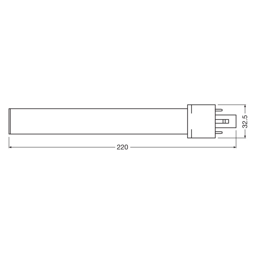 Bombilla LED G23/6W/230V 4000K - Osram