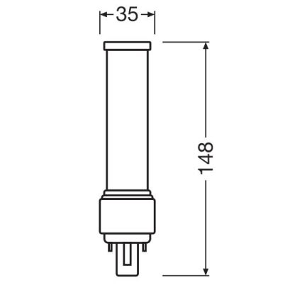 Bombilla LED G24D-1/6W/230V 4000K - Osram